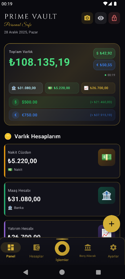Prime Vault Android Mobil