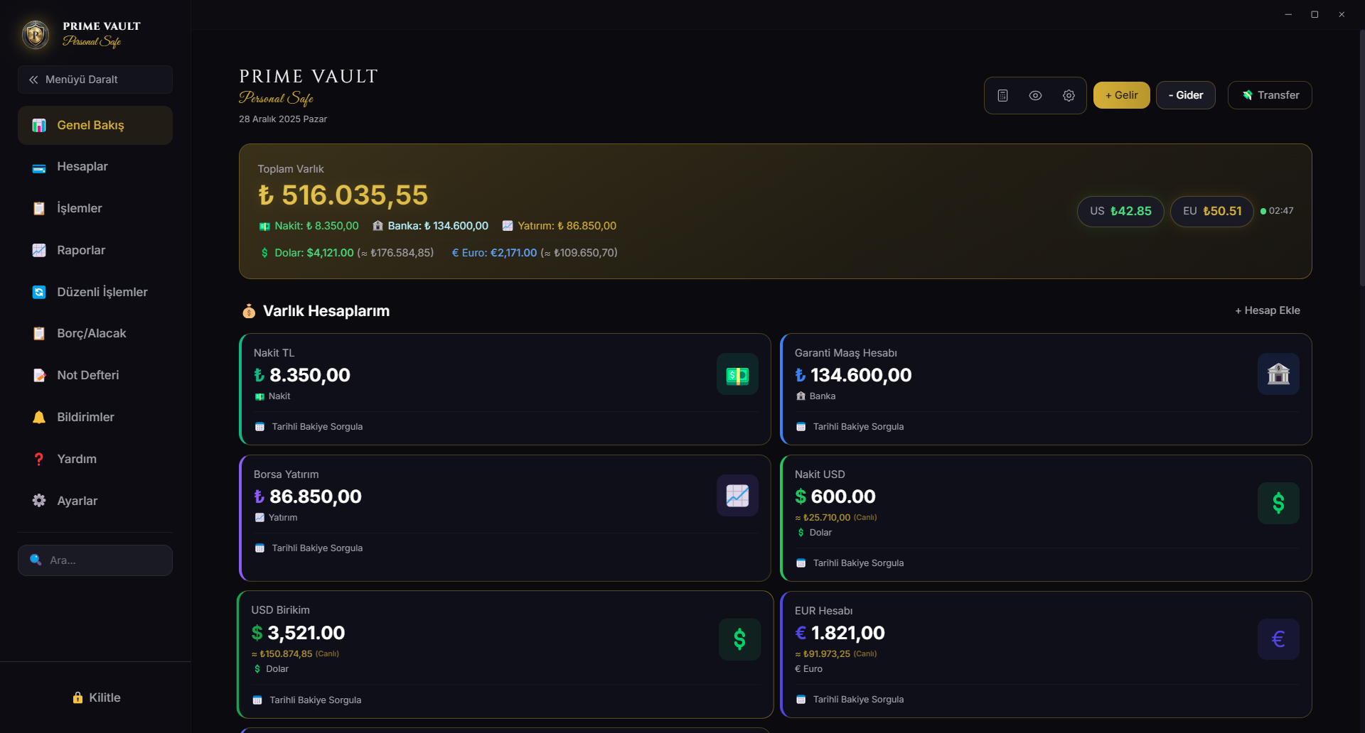 Prime Vault Windows Masaüstü
